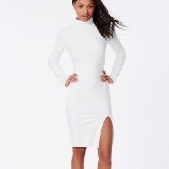 MISSGUIDED Long Sleeve Midi Dress - Picture 1 of 6